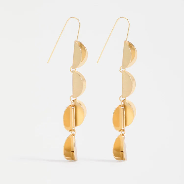 ELK Fossen Gold Drop Earrings
