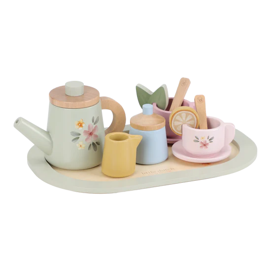 Wooden Tea Set