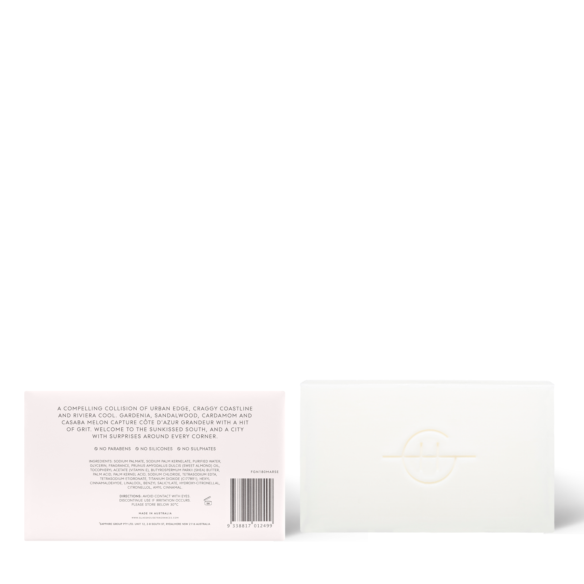 Glasshouse Marseille Memoir - Body Bar 180g