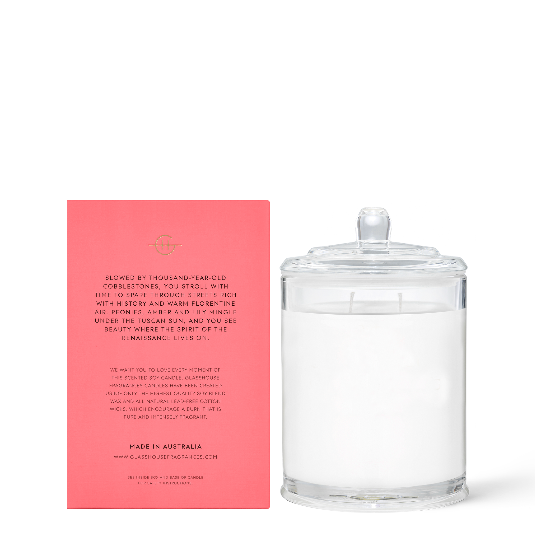 Glasshouse Forever Florence - Candle 380g 