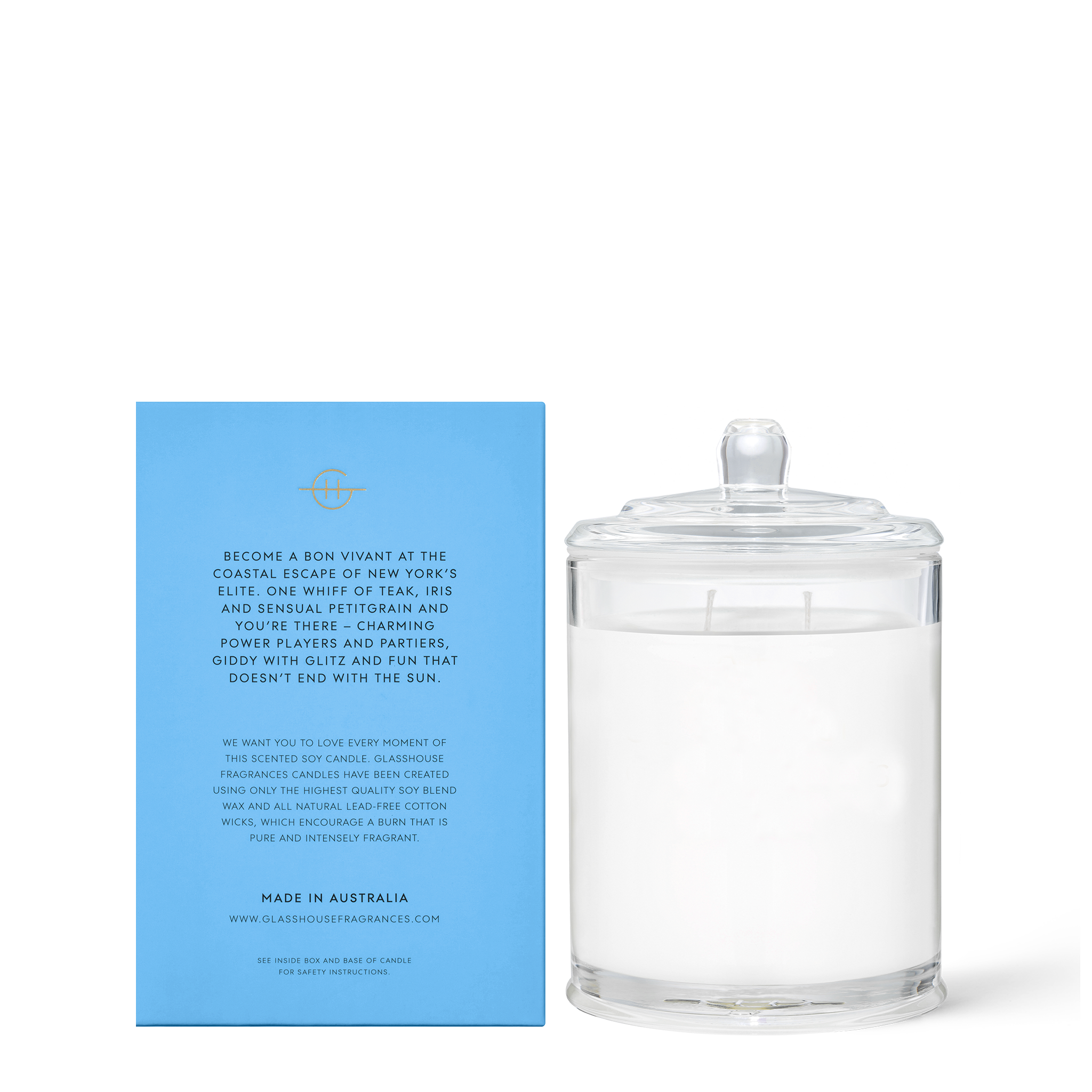 Glasshouse The Hamptons - Candle 380g 