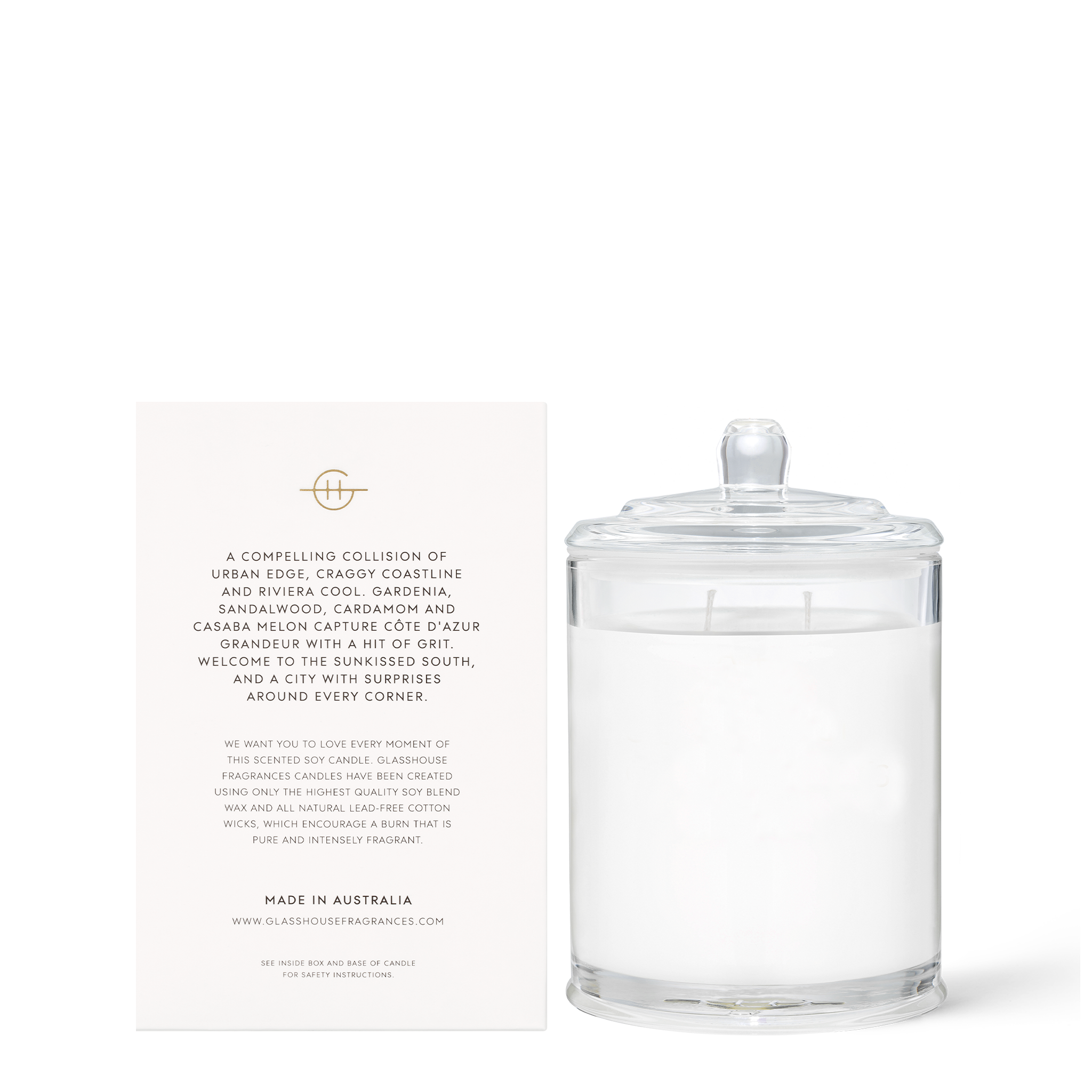 Glasshouse Marseille Memoir - Candle 380g 
